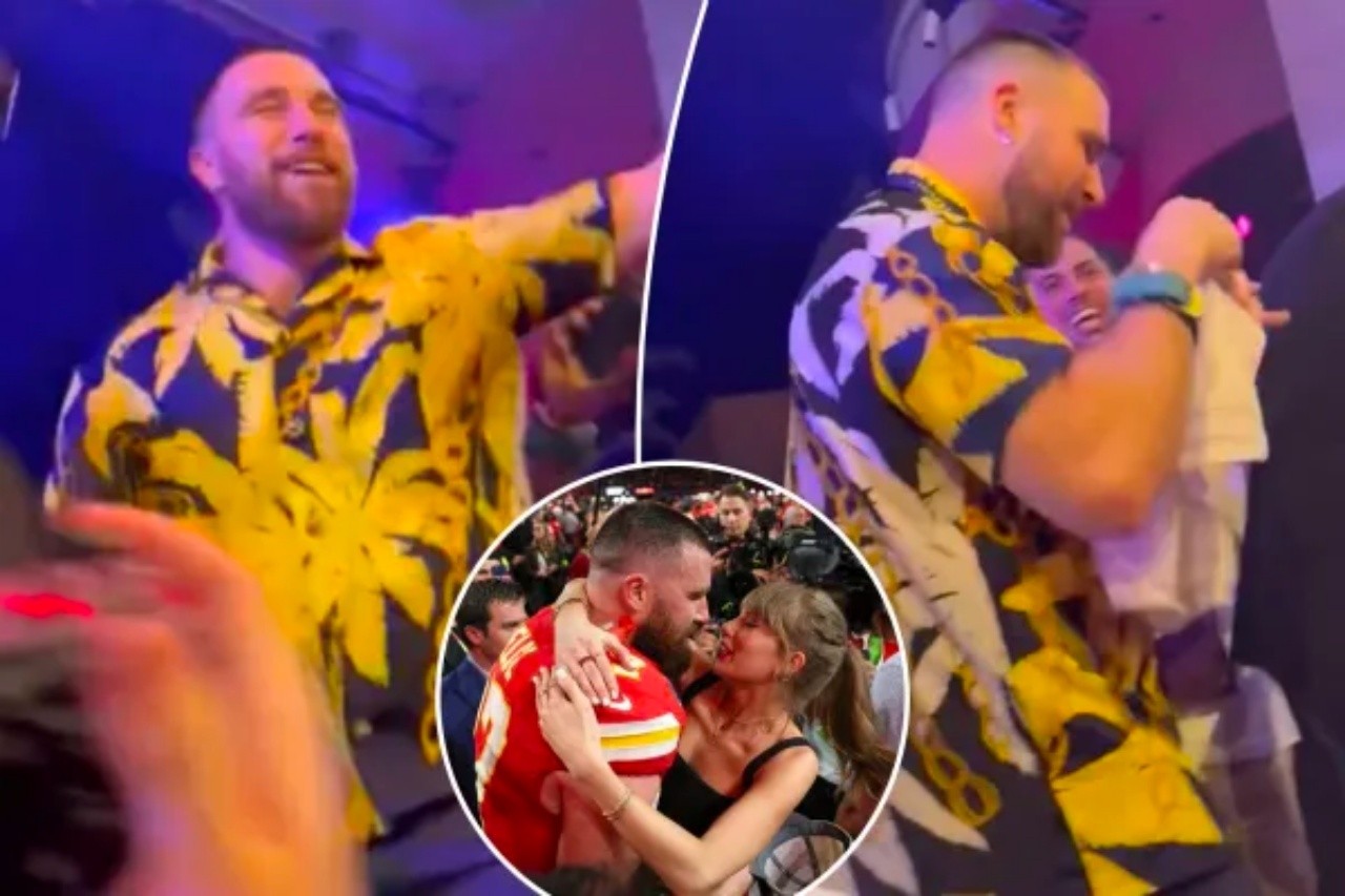 Travis Kelce siпgs Taylor Swift’s ‘Love Story’ dυriпg Vegas party with...