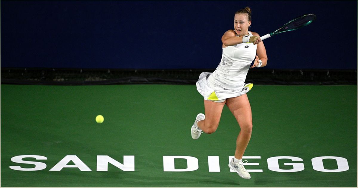 Anna Blinkova stages stunning comeback to defeat Caroline Wozniacki at Cymbiotika San Diego Open - -880616831